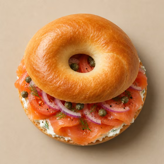 Classic New York Lox Bagel